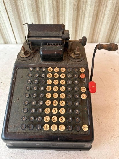 Vintage Burroughs Metal Adding Maching