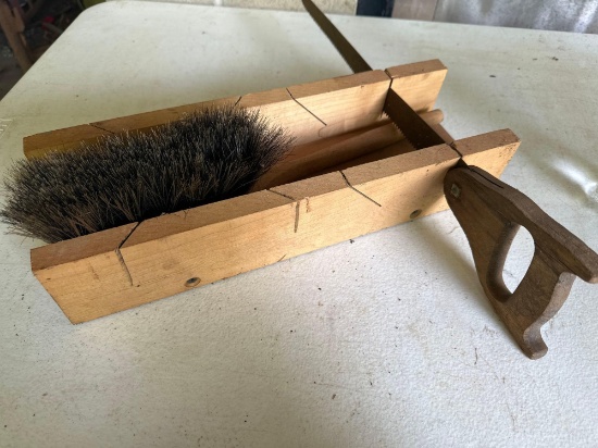 Miter Saw , Box , and Brush