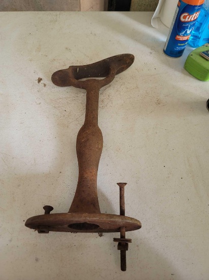 Vintage Cobblers Cast Iron Shoe Mold