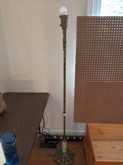 Vintage Floor Lamp - No Shade