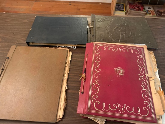 Vintage Scrape Books and Vintage Old Photographs