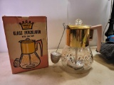 Duchess Design Glass Percolator with Tea Ball