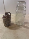 Vintage McCormick Straight Corn Whiskey Bottle / Glass Planters
