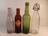 4 Glass Bottles