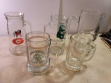 5 Glass Mugs