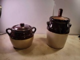 2 Ceramic Pottery Jars