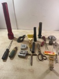 Flashlights, Compass, C Clamps, Etc