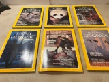 6 National Geographic Magazines