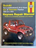 Suzuki Geo and Chevrolet Tracker Repair Manual