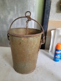 Metal Well Bucket with Chain