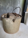 Vintage Metal Mop Bucket
