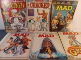 2 Cracked Magazines, 4 Mad Magazines