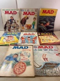 8 Vintage Mad Comic Books 1975 to 1978
