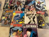 Vintage Batman, Robin, Huntress , Etc Comic Books