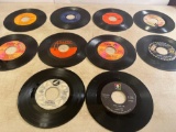 Ten 45 rpm Records