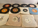 Eleven 45 rpm Records