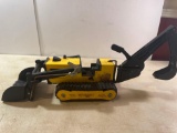 Metal / Plastic Tonka Track Hoe with Front End Loader