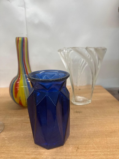 5 Glass Vases