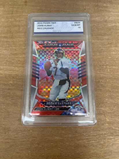 2022 Panini R and S John Elway Graded Card
