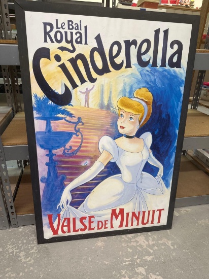 Cinderella Le Bal Royal Valse De Minuit Framed Poster