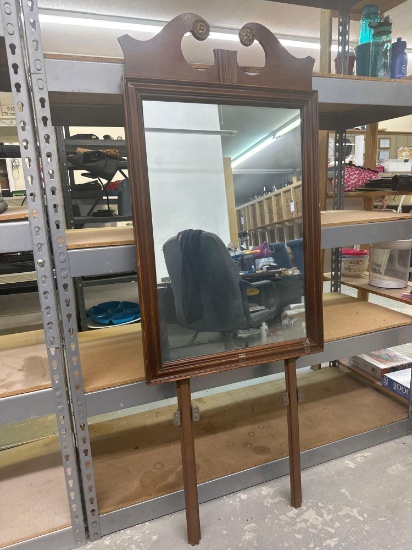 Wooden Framed Dresser Mirror