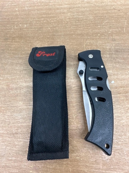 Green Beret Pocket Knife with Clip