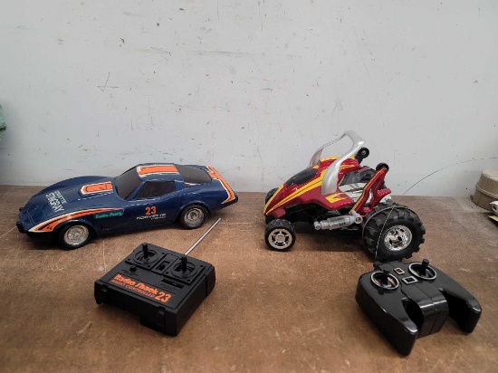 2 Remote Controlled Toy Vehicles