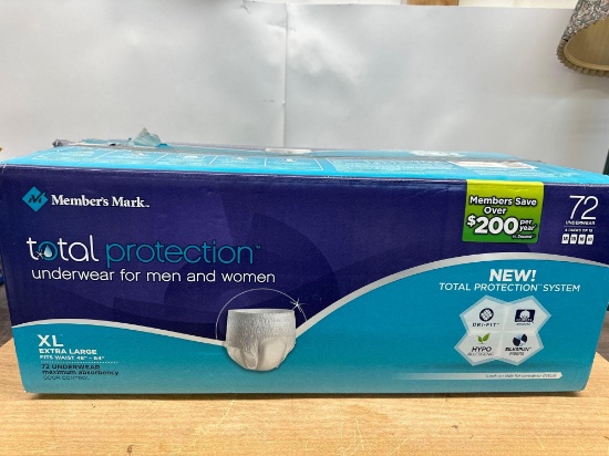 New Total Protection Underwear for Men or Wome In Box XL