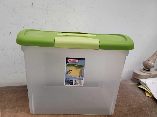 Sterilite File Storage Container