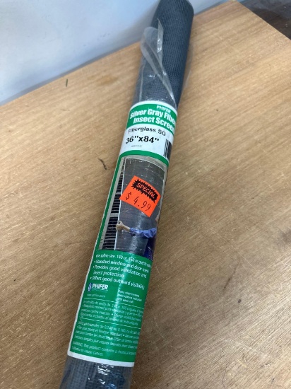 New Phifer Silver Gary Fiberglass Insect Screening