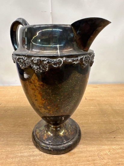 Silver Plated Copper Pitcher