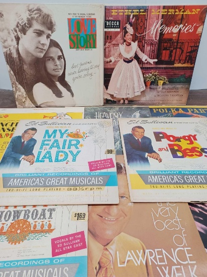 Ten 33 RPM Records