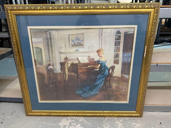 Framed Victorian Print