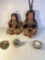 2 Indian Baby Dolls , Pocket Change Box , Jewelry Box , Etc