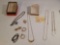 Necklaces, Earrings, Ring, and Watch Face