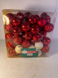 Red and White Christmas Ornaments