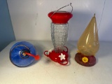 3 Hummingbird Feeders