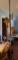 Vintage 3 light tension pole lamp