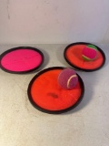 3 Magic Mitts Sportcraft with 2 Tennis Balls