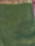 Light Green Fleece Throw , Dark Green Fleece Blanket