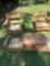 Vintage Wooden Coleman Chair, Rocker and Coffee Table No Cushions