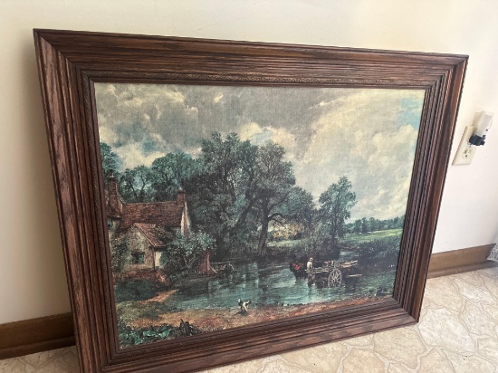 Wooden Framed Canvas Picture