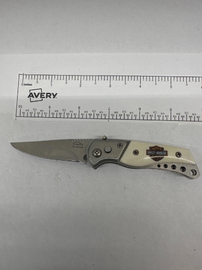 Harley Davidson Stainless Steel Pocket Knife