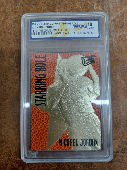 1996-97 Freer Ultra Starring Role Michael Jordan Graded Card