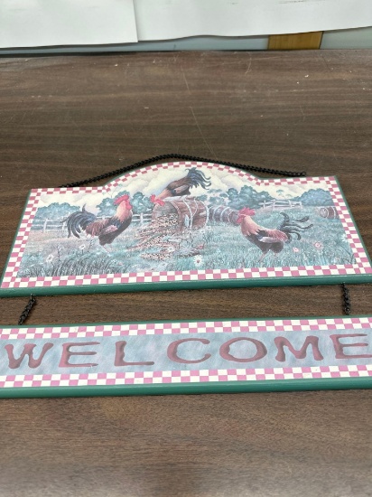 Wooden Welcome Wall Hanging