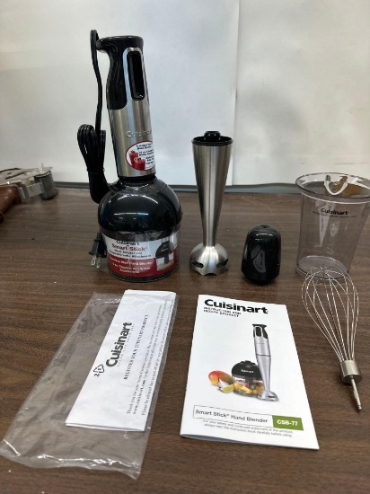 New Cuisinart Smart Stick Hand Bender with Accessories