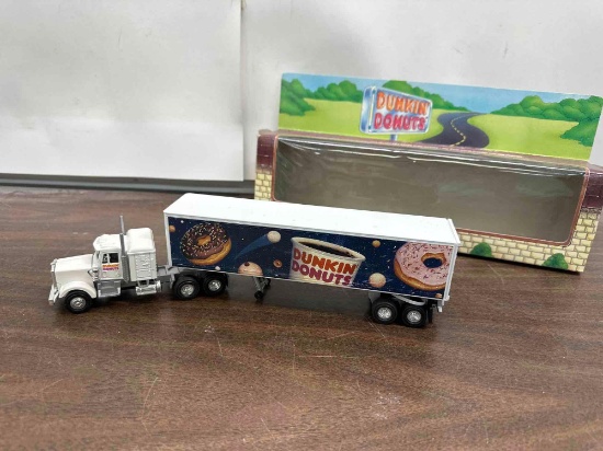 1995 Collectable Dunkin Donuts Tractor and Trailer