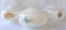 Opal Decorated Glass Globes-School House