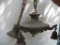 Four-Drop Antique/Vintage Ceiling Light Fixture for Restoration