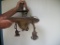 Antique/Vintage Pan Style Ceiling Light Fixture with Drop Sockets
